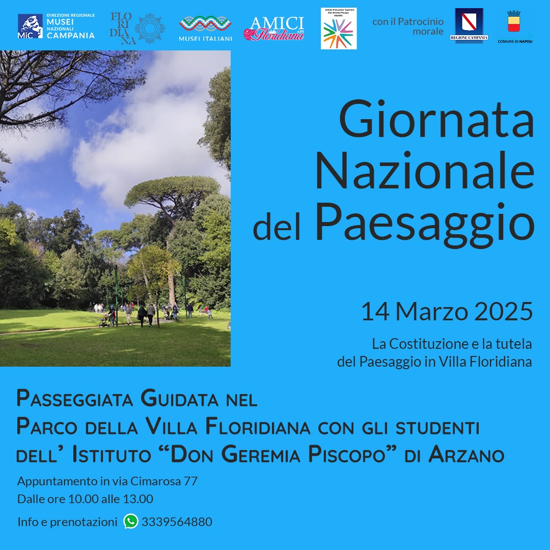 La Costituzione e la tutela del Paesaggio in Villa Floridiana