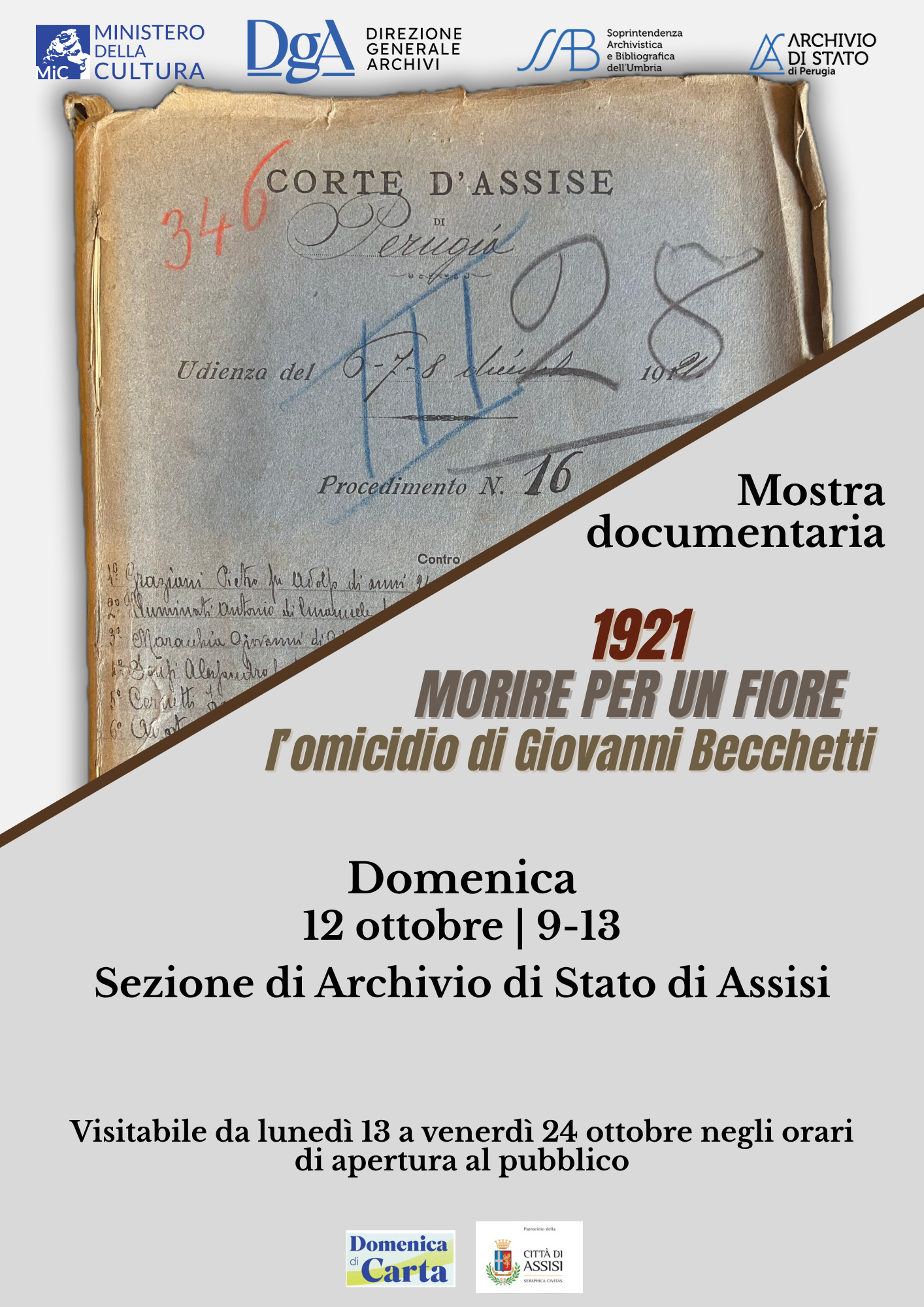 1921 Morire per un fiore: l’omicidio di Giovanni Becchetti