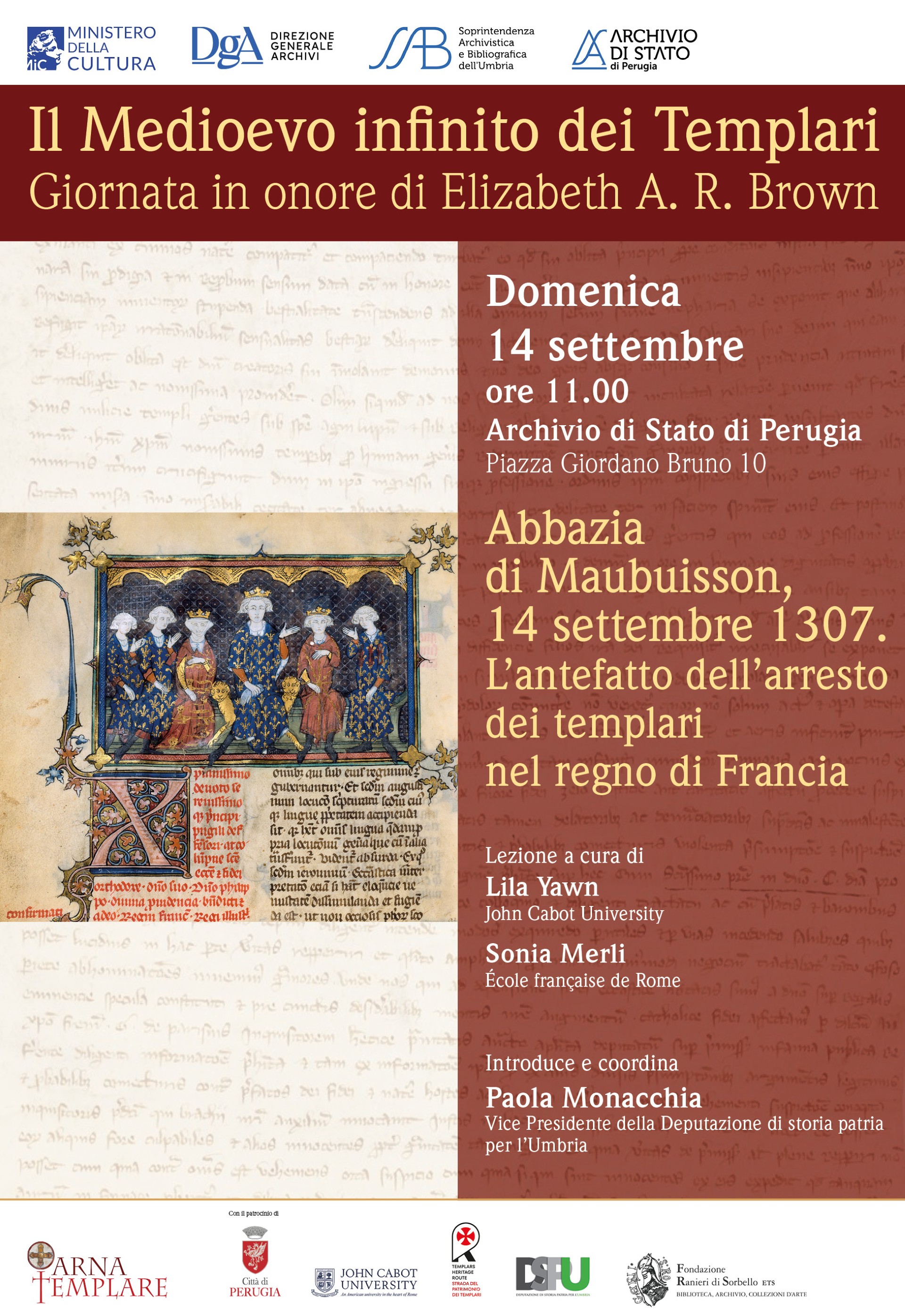 ABBAZIA DI MAUBISSON, 14 SETTEMBRE 1307. L'ANTEFATTO DELL'ARRESTO DEI TEMPLARI NEL REGNO DI FRANCIA