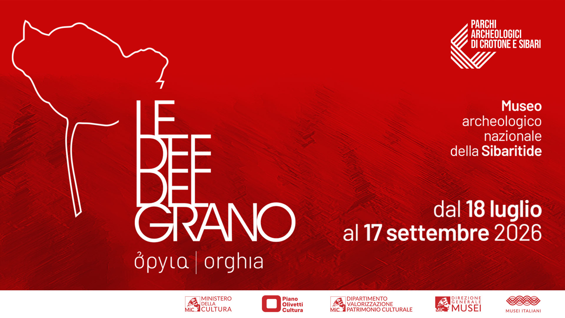 Mostra "Orghia. Miti, riti e misteri" - Museo archeologico nazionale della Sibaritide - 17 luglio - 17 settembre 2026