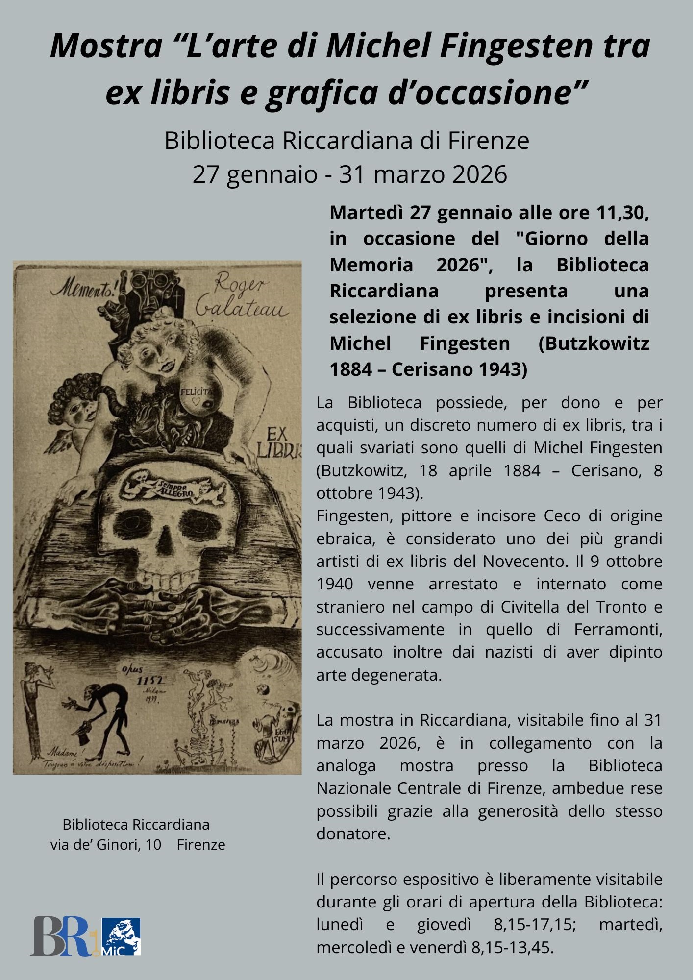 Mostra su Michel Fingesten