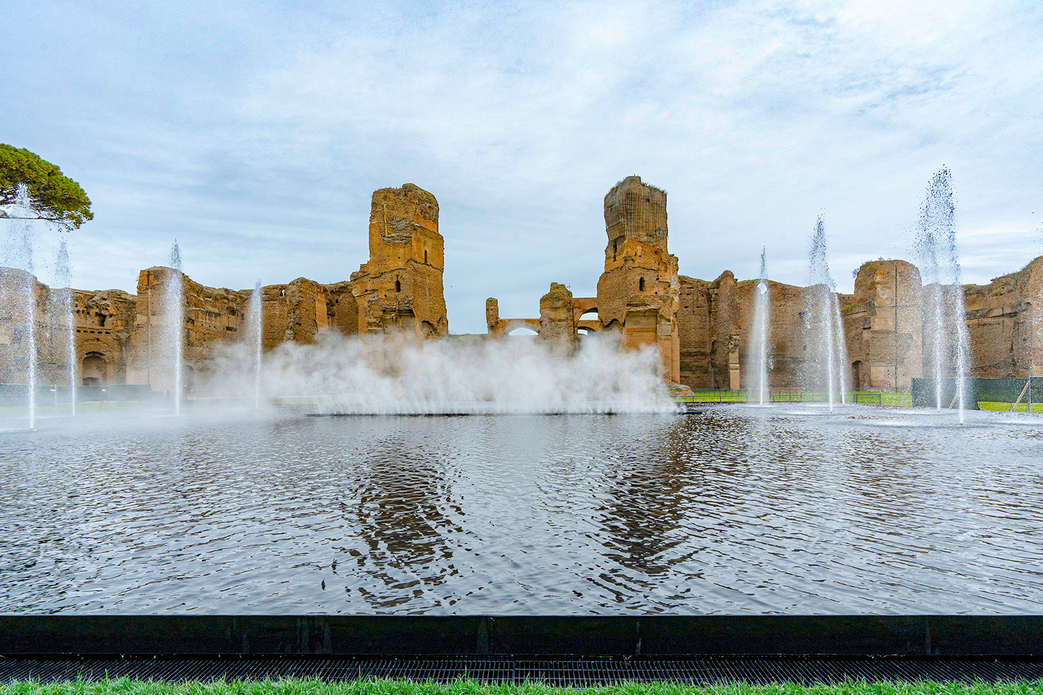 Inaugurazione dello Specchio alle Terme di Caracalla
