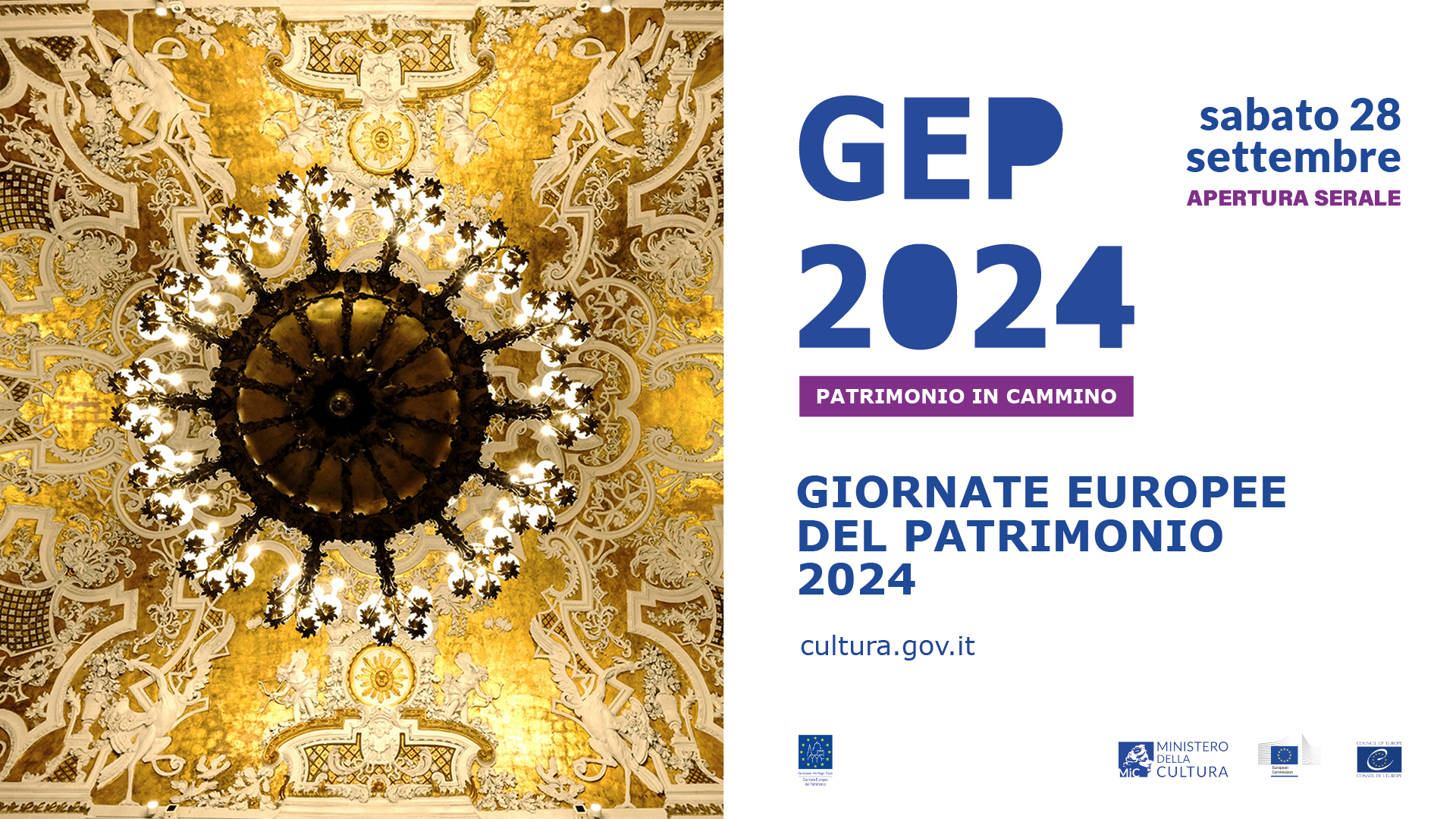 GIORNATE EUROPEE DEL PATRIMONIO 2024 AL PALAZZO REALE DI NAPOLI - APERTURA SERALE