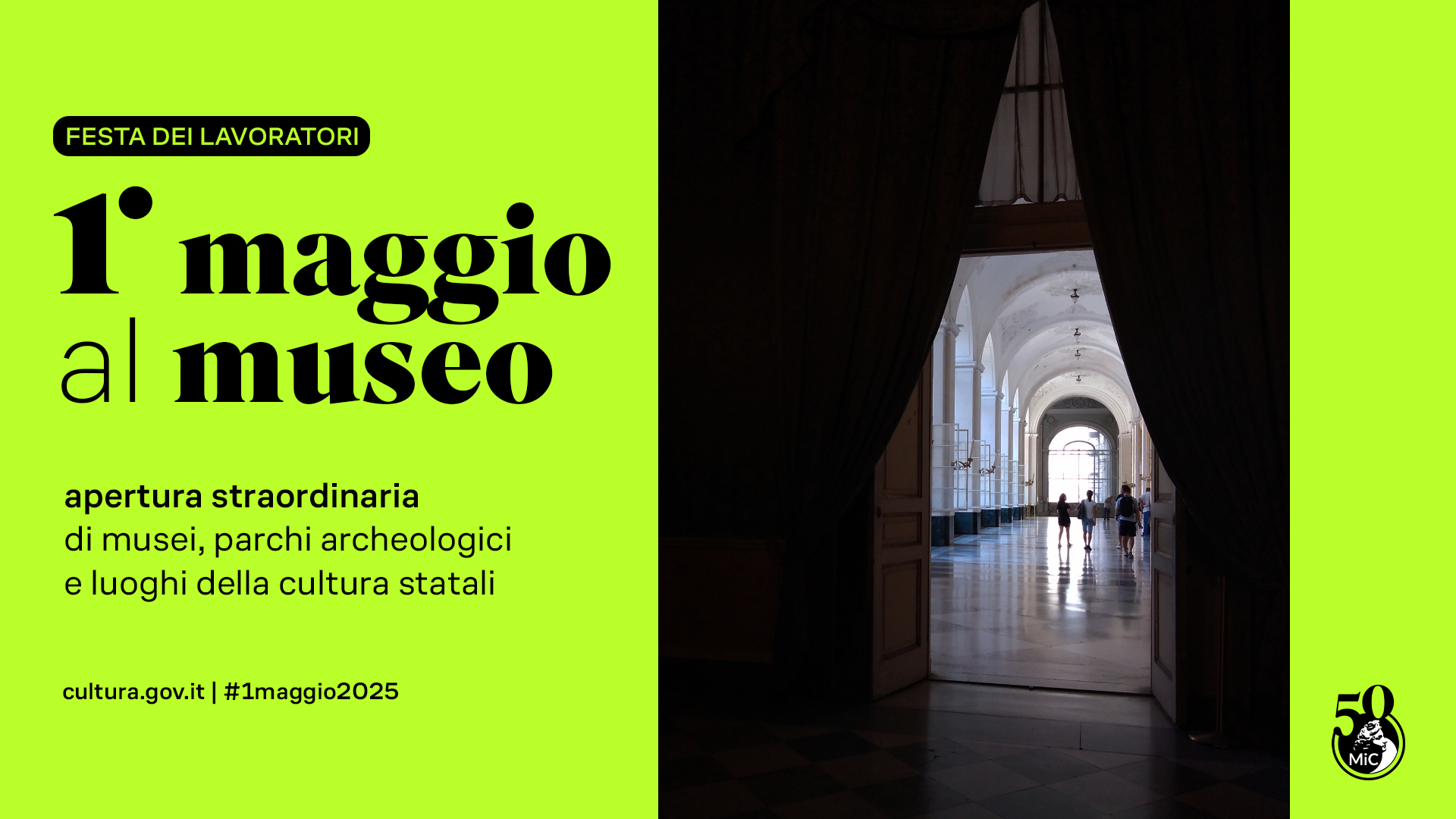 1° maggio al Palazzo Reale di Napoli e al Museo Pignatelli