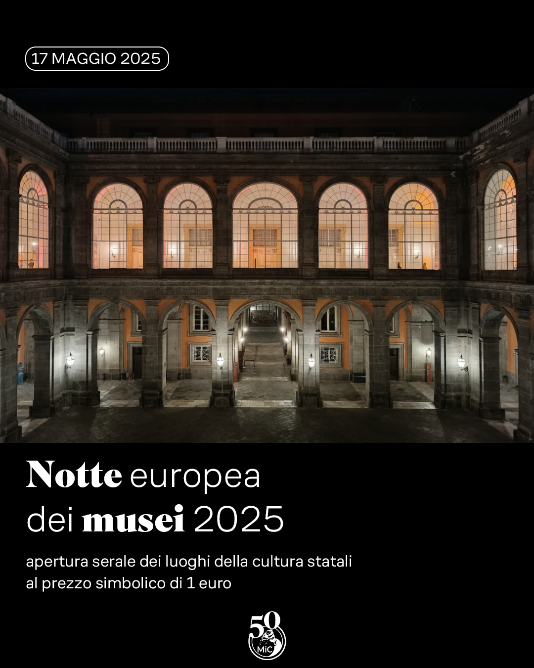 Notte europea dei musei 2025 al Palazzo Reale di Napoli e al Museo Pignatelli