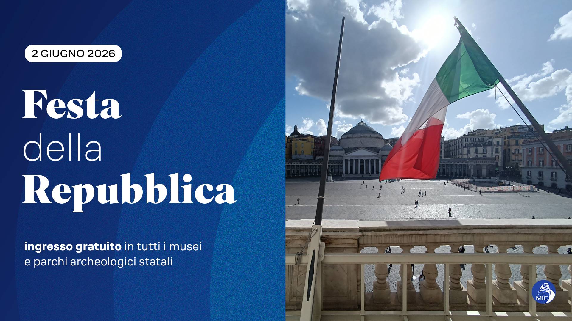 Accesso gratuito al Palazzo Reale di Napoli e al Museo Pignatelli per la Festa della Repubblica 2026