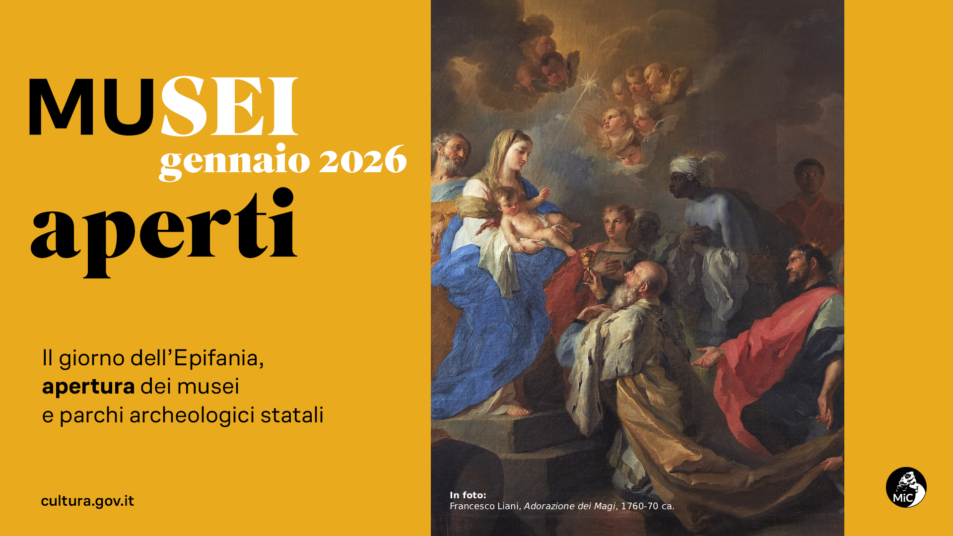Apertura festiva del Palazzo Reale di Napoli e del Museo Pignatelli in occasione dell’Epifania-2