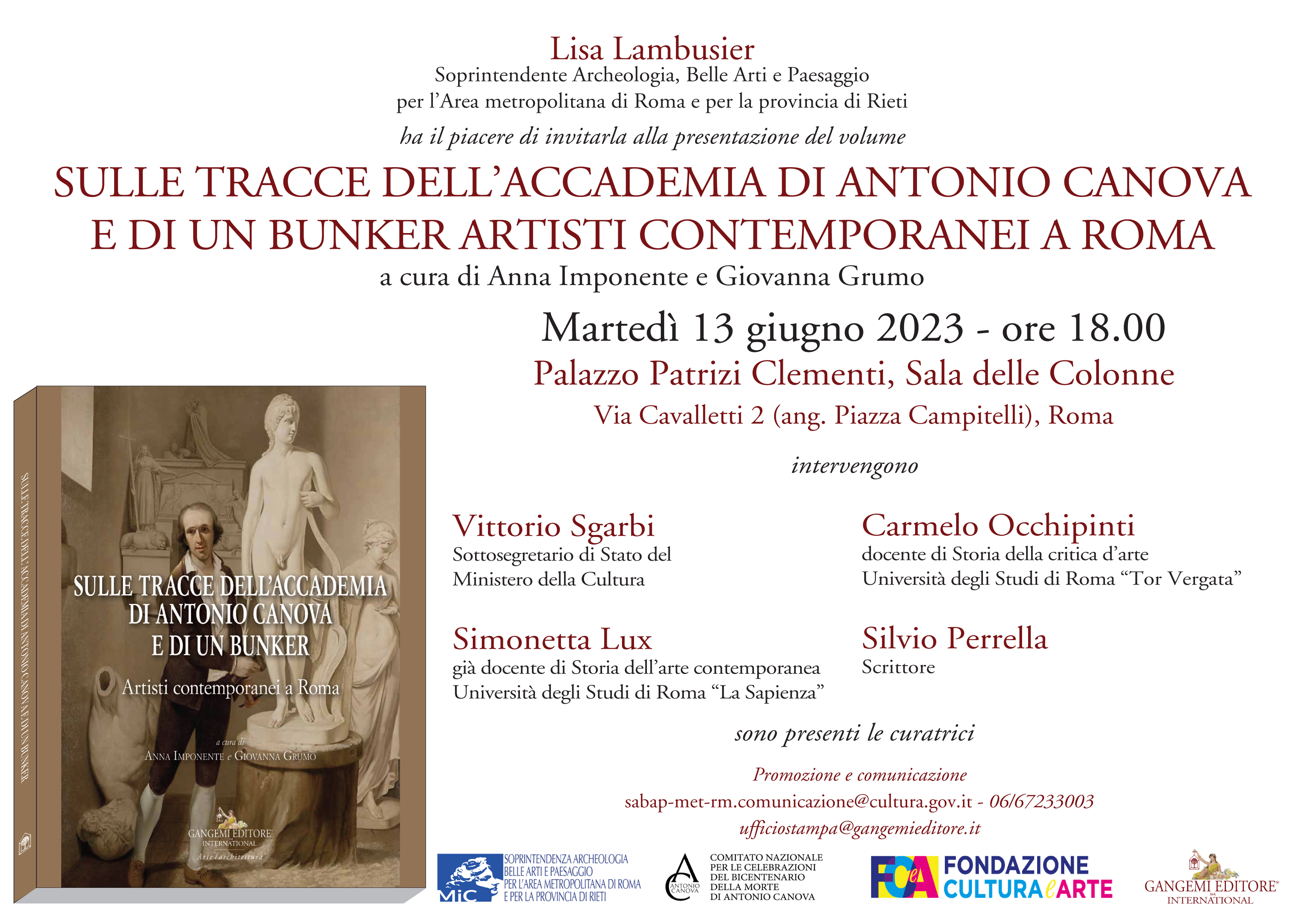 Sulle tracce dell’Accademia di Antonio Canova e di un bunker. Artisti contemporanei a Roma