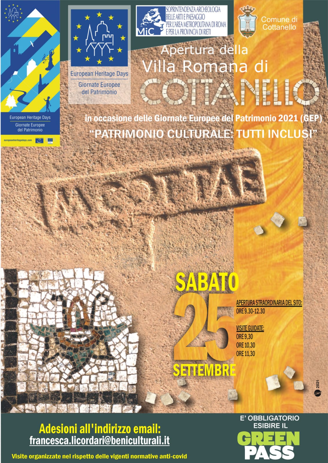 Apertura della villa degli Aurelii Cottae