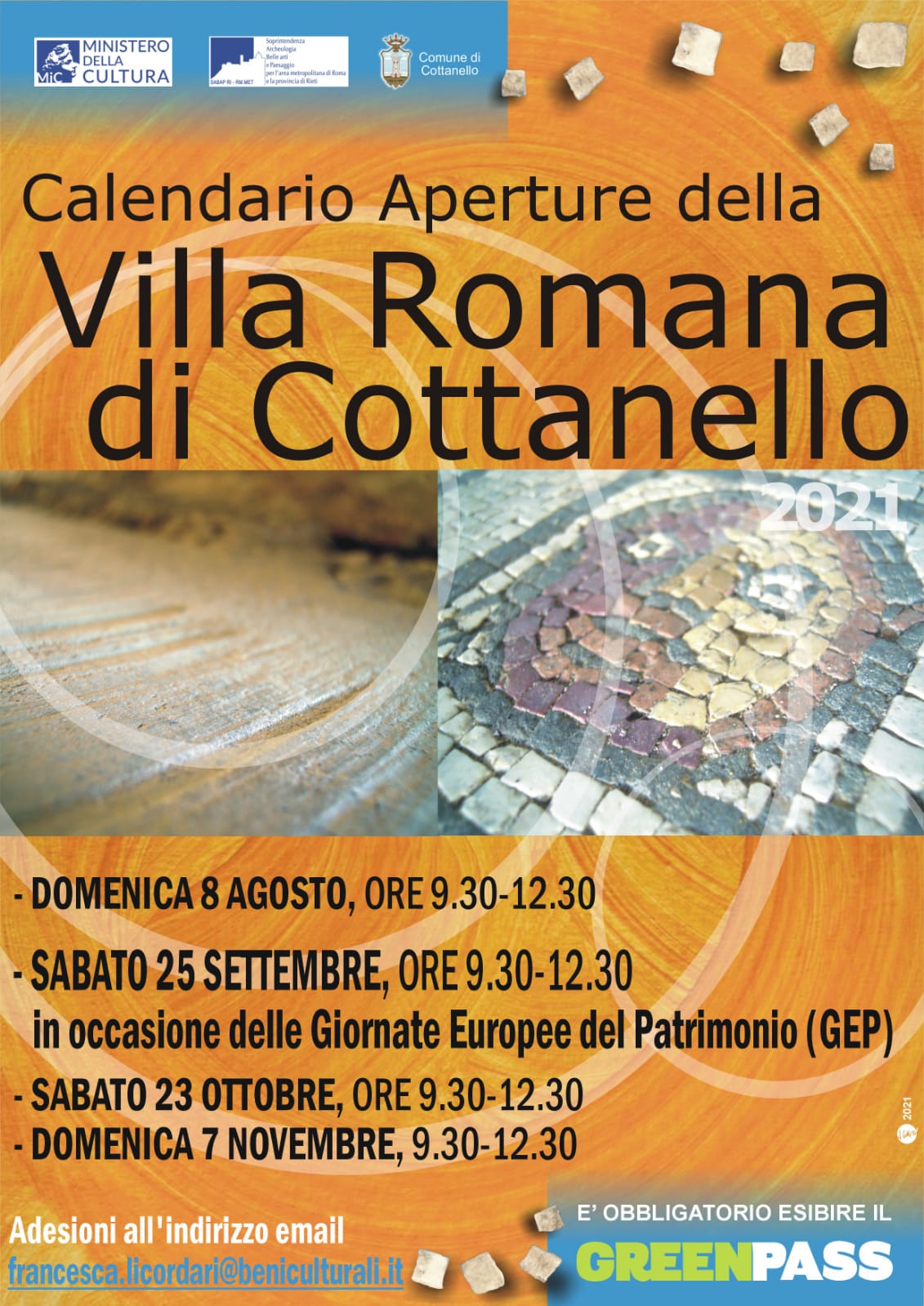 Aperture straordinarie della Villa romana di Cottanello