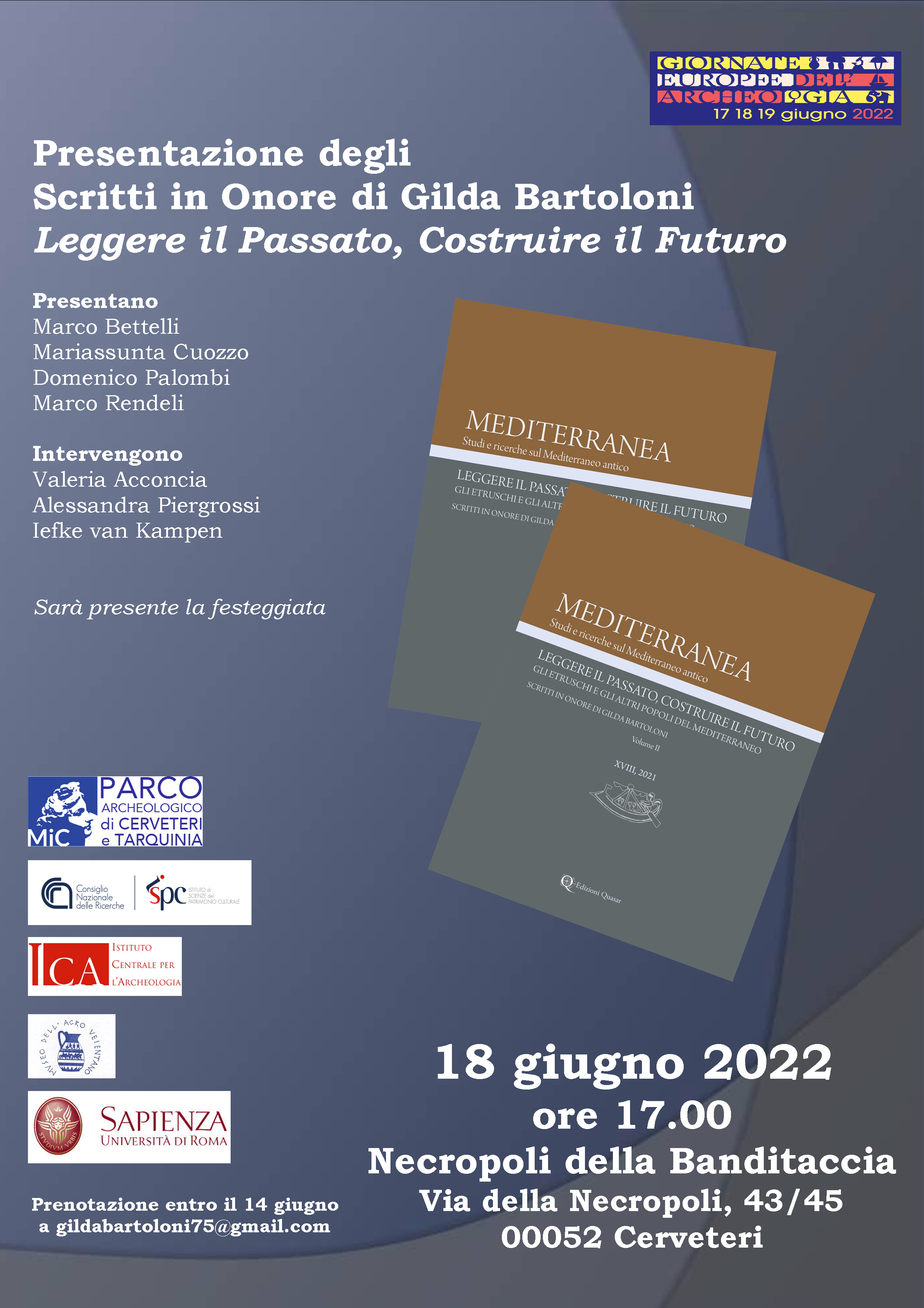 Giornate europee dell'archeologia 2022 alla Necropoli della Banditaccia