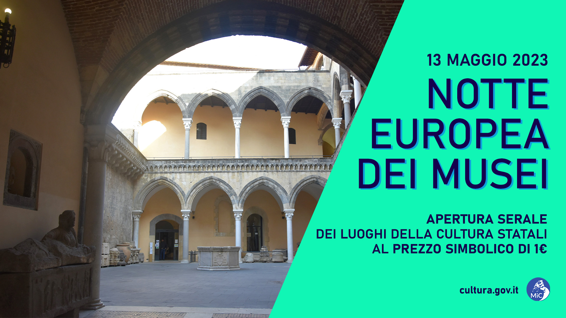 Notte dei Musei 2023 - Museo Nazionale Archeologico di Palazzo Vitelleschi - Tarquinia