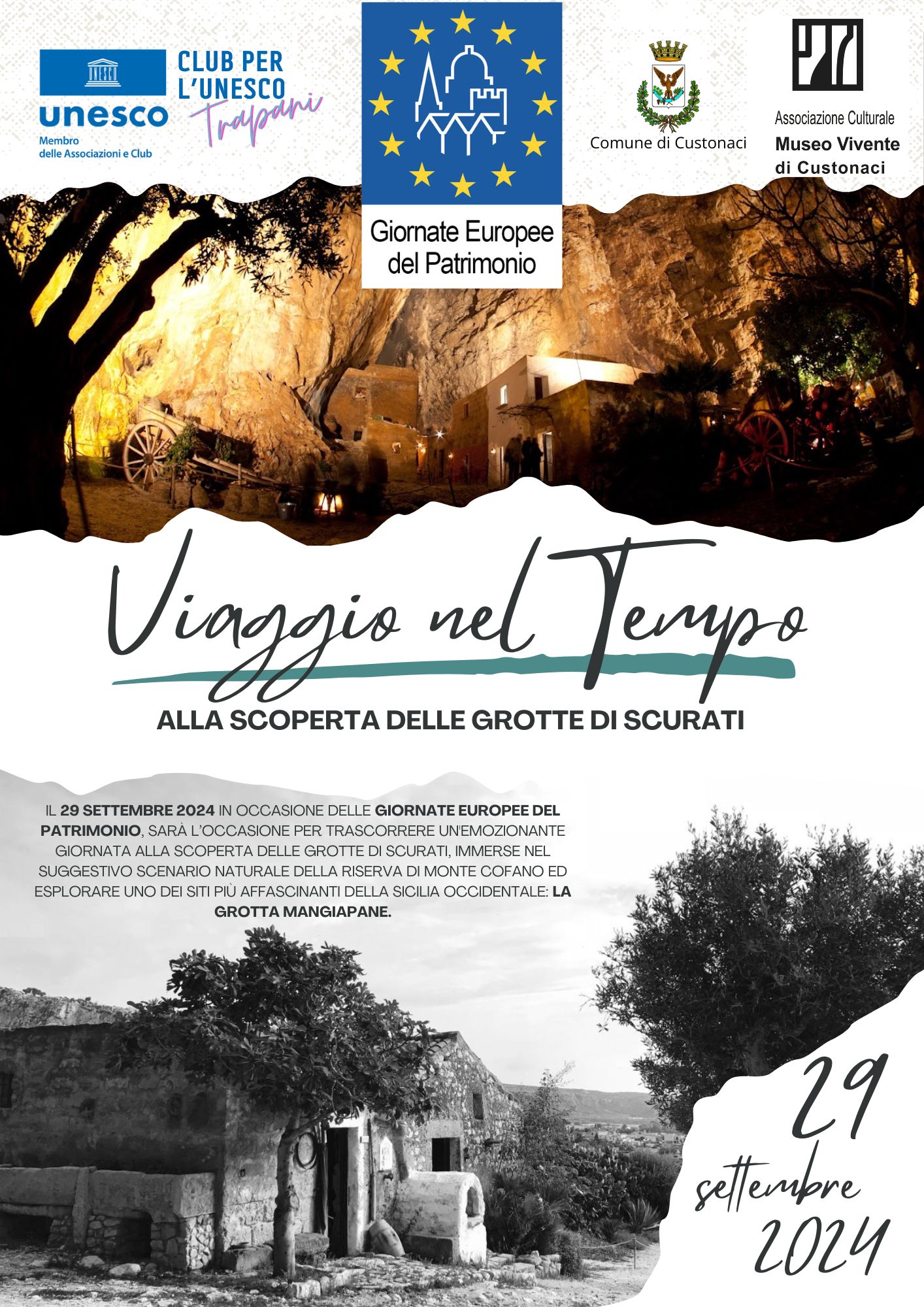 "Viaggio nel Tempo: Alla Scoperta delle Grotte di Scurati - Giornate Europee del Patrimonio"