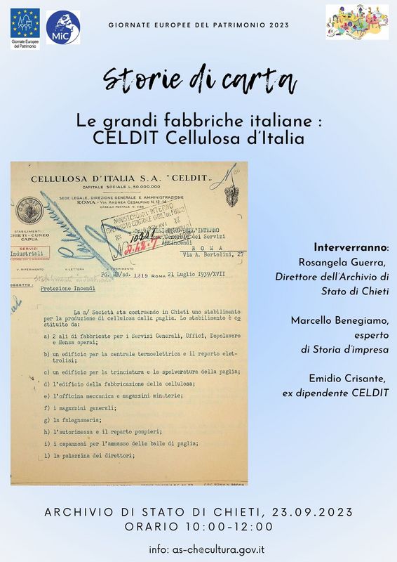 Storie di carta. Le grandi fabbriche italiane: CELDIT Cellulosa d'Italia