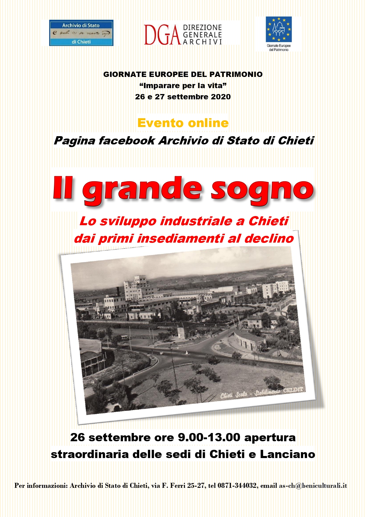 Giornate europee del Patrimonio 2020
