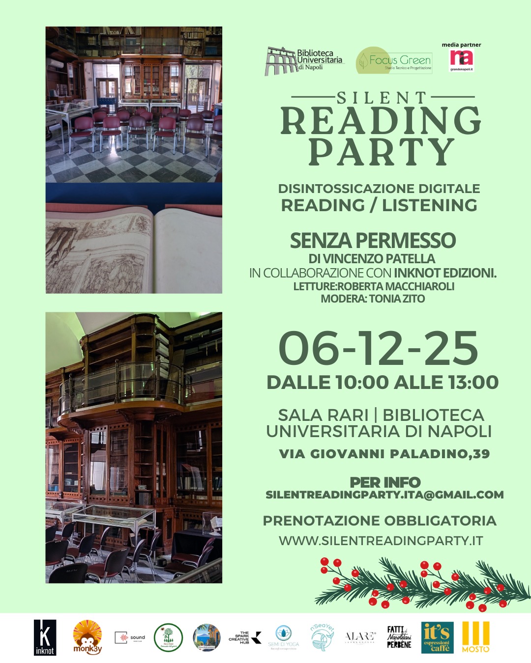 Silent Reading Party READING / LISTENING – DISINTOSSICAZIONE DIGITALE