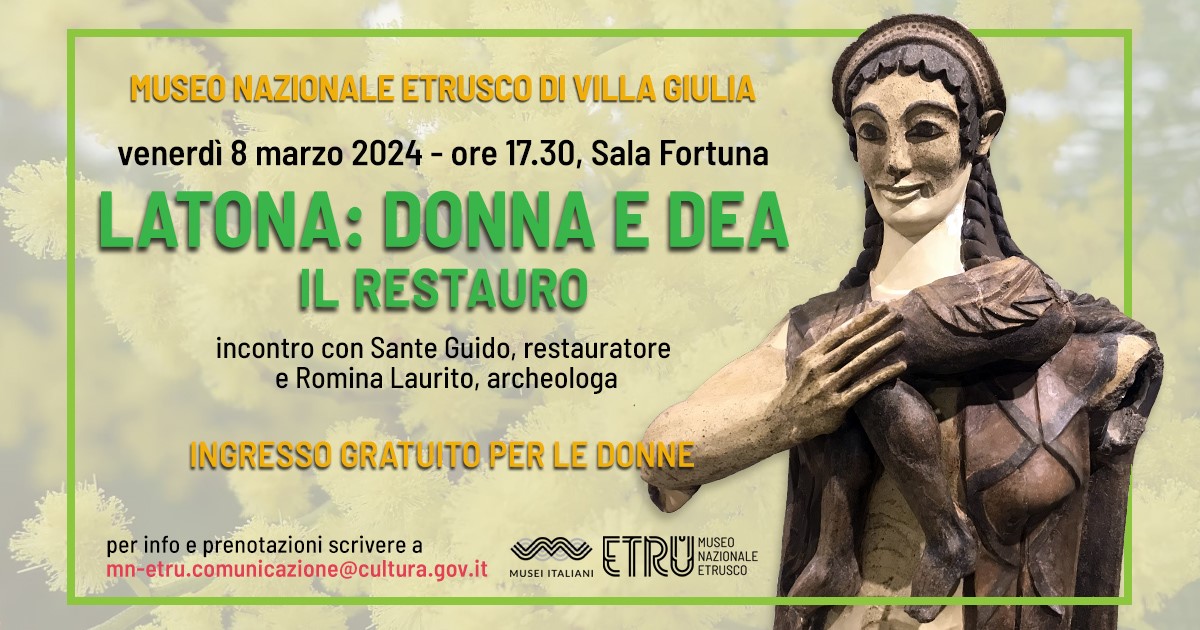 Latona Donna e Dea: Il Restauro
