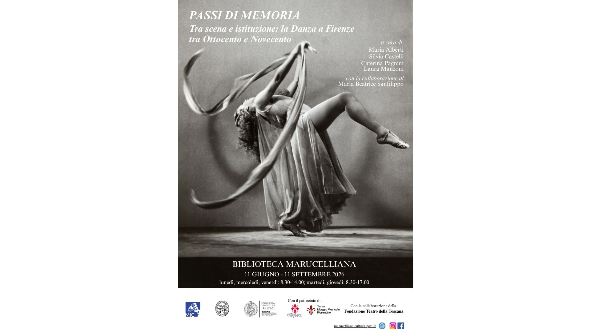 MOSTRA Passi di memoria. Tra scena e istituzione: la Danza a Firenze tra Ottocento e Novecento