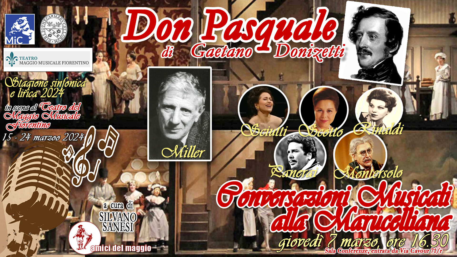 Conversazioni musicali in Marucelliana: DON PASQUALE di GAETANO DONIZETTI