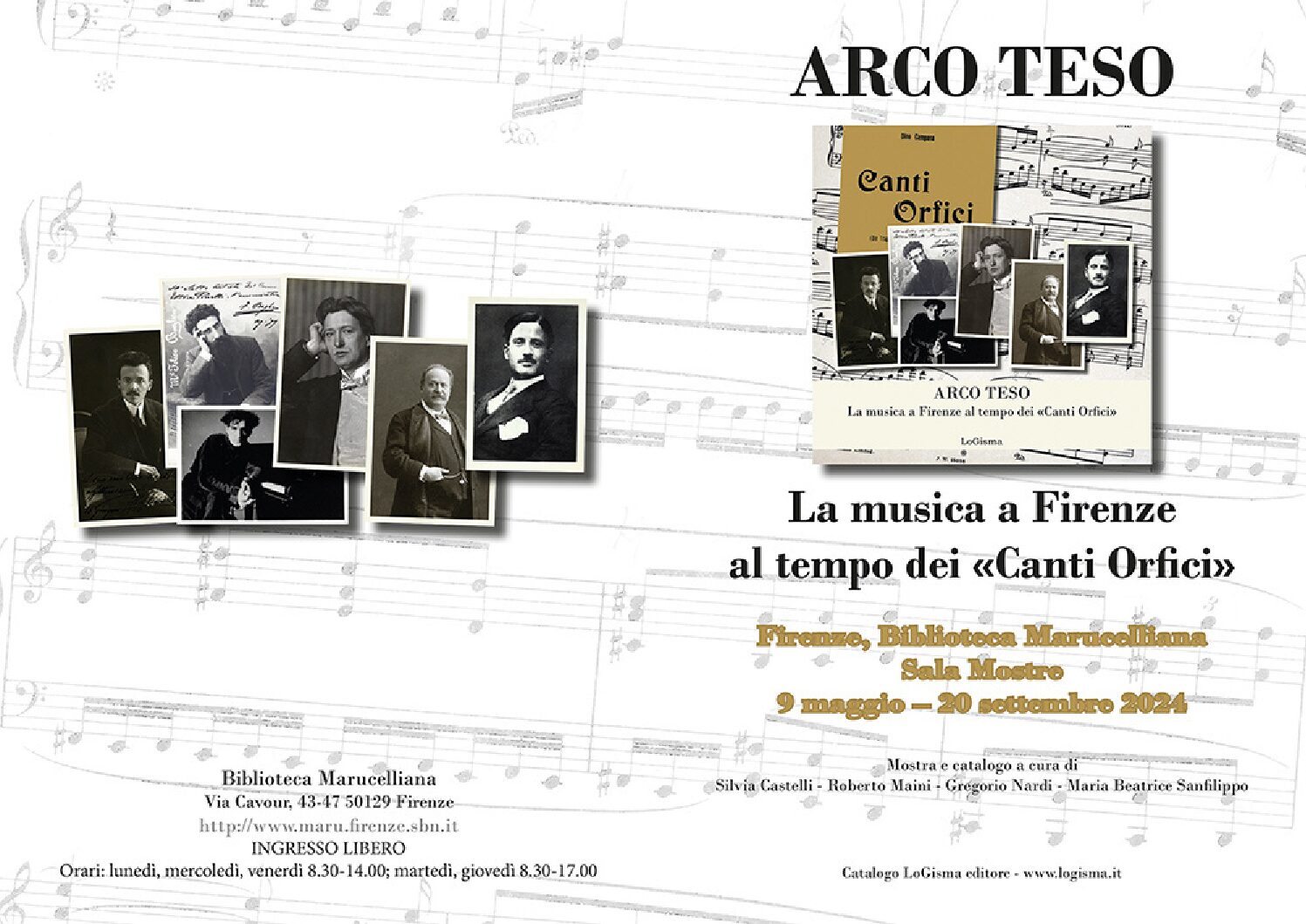 ARCO TESO. La musica a Firenze al tempo dei "Canti Orfici"