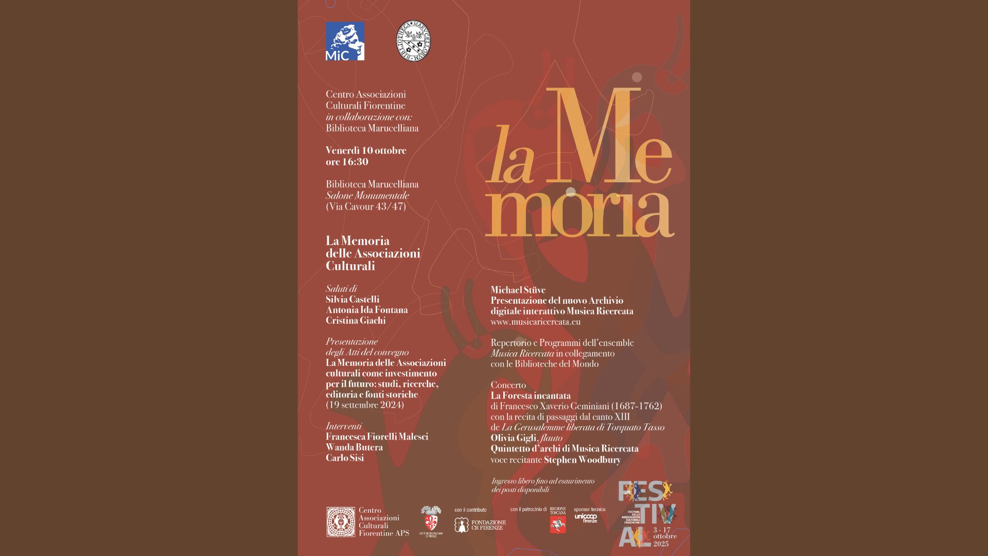La Memoria delle Associazioni Culturali