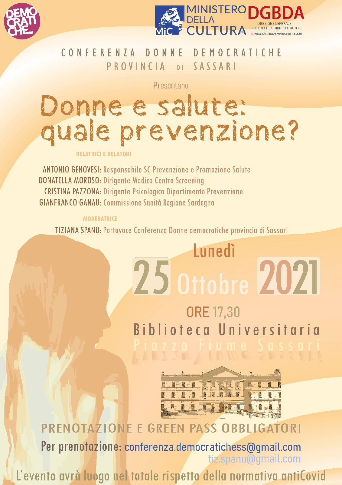 Convegno “Donne e salute: quale prevenzione? - Biblioteca Universitaria di Sassari