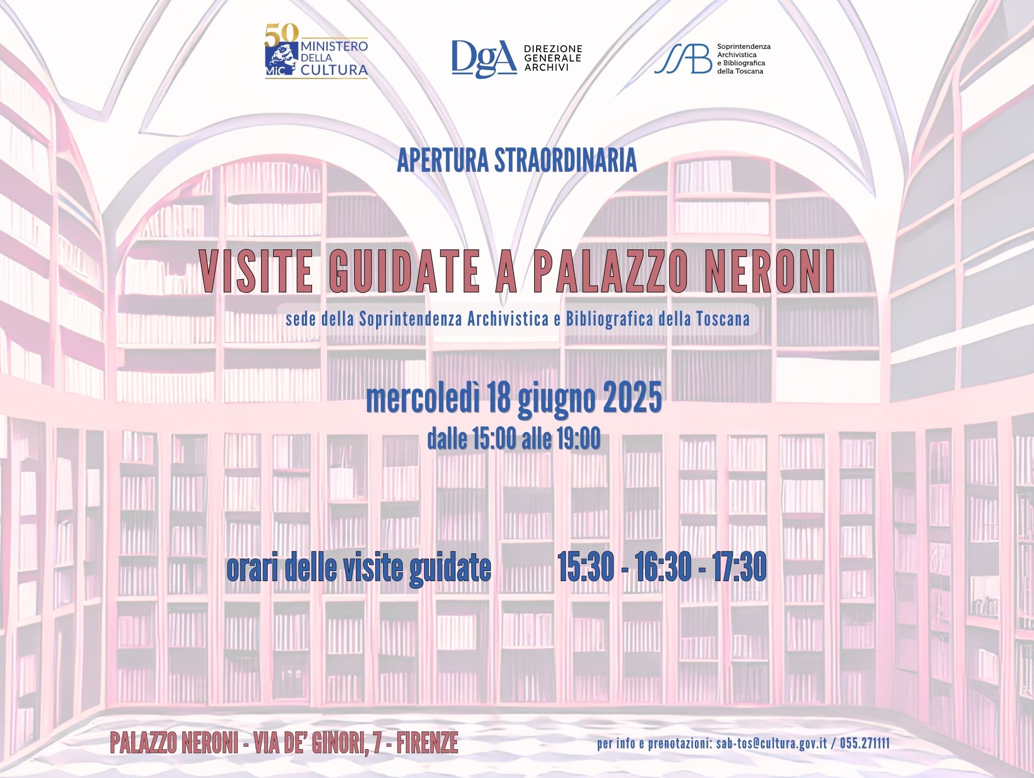 APERTURA STRAORDINARIA - VISITE GUIDATE A PALAZZO NERONI - 18 GIUGNO 2025