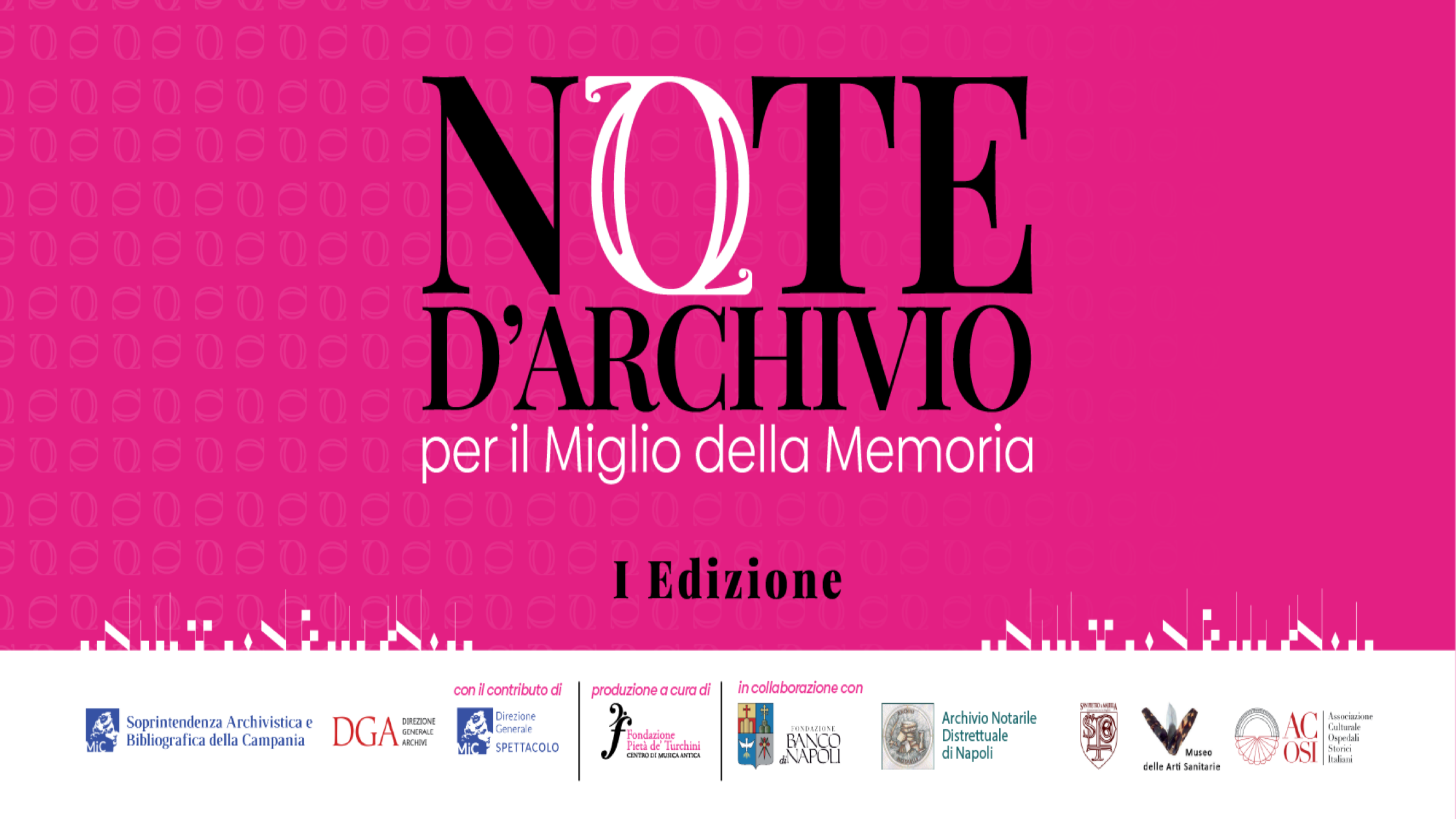Rassegna Note d'Archivio per il Miglio della Memoria - I Edizione