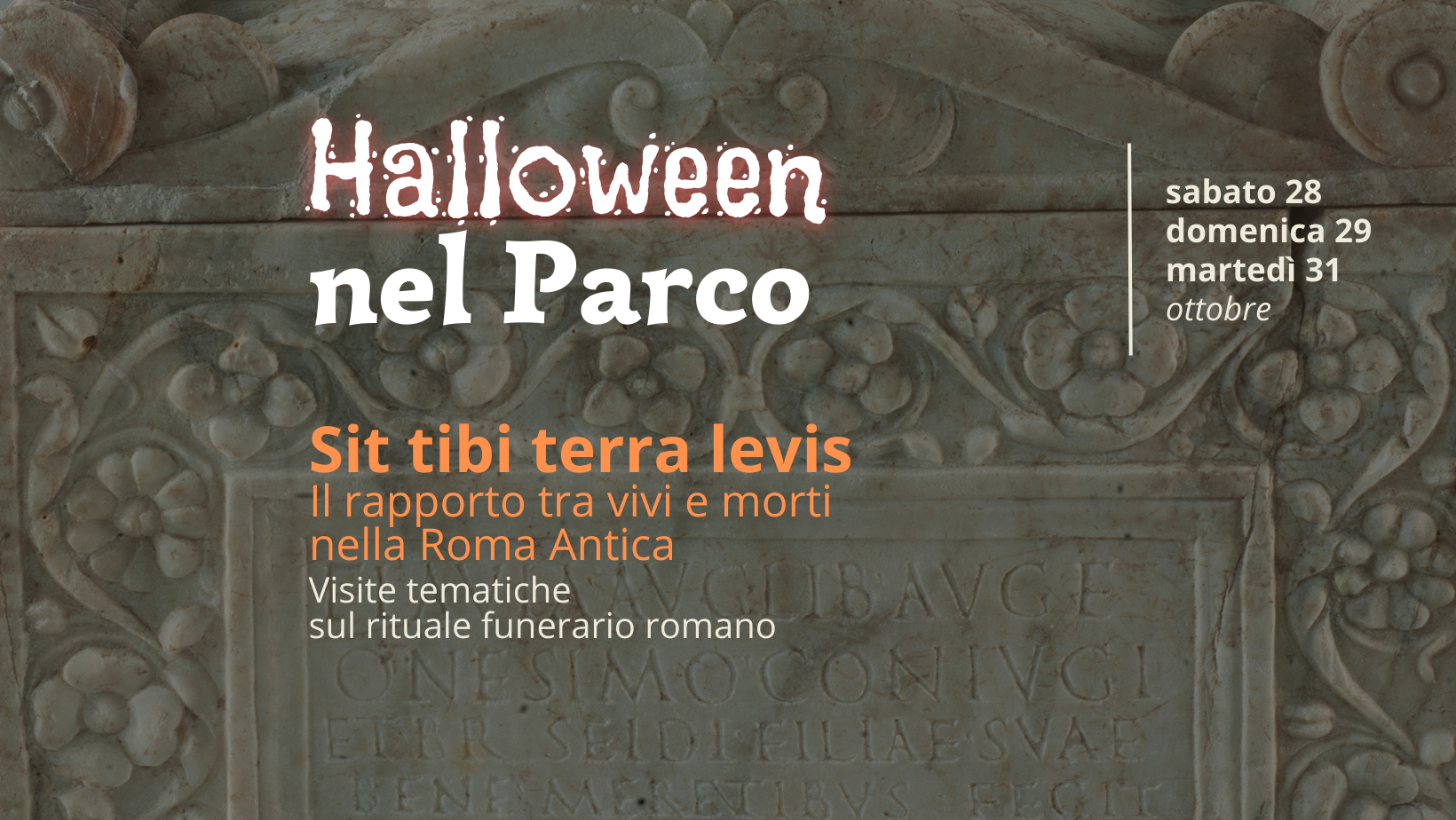 Halloween nel Parco Archeologico dell'Appia Antica