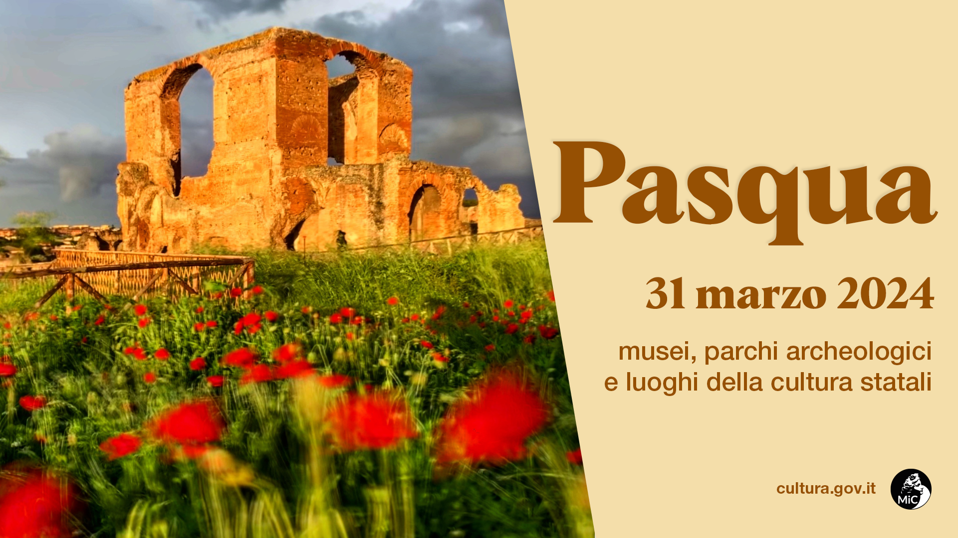 Pasqua 2024 nel Parco Archeologico dell'Appia Antica
