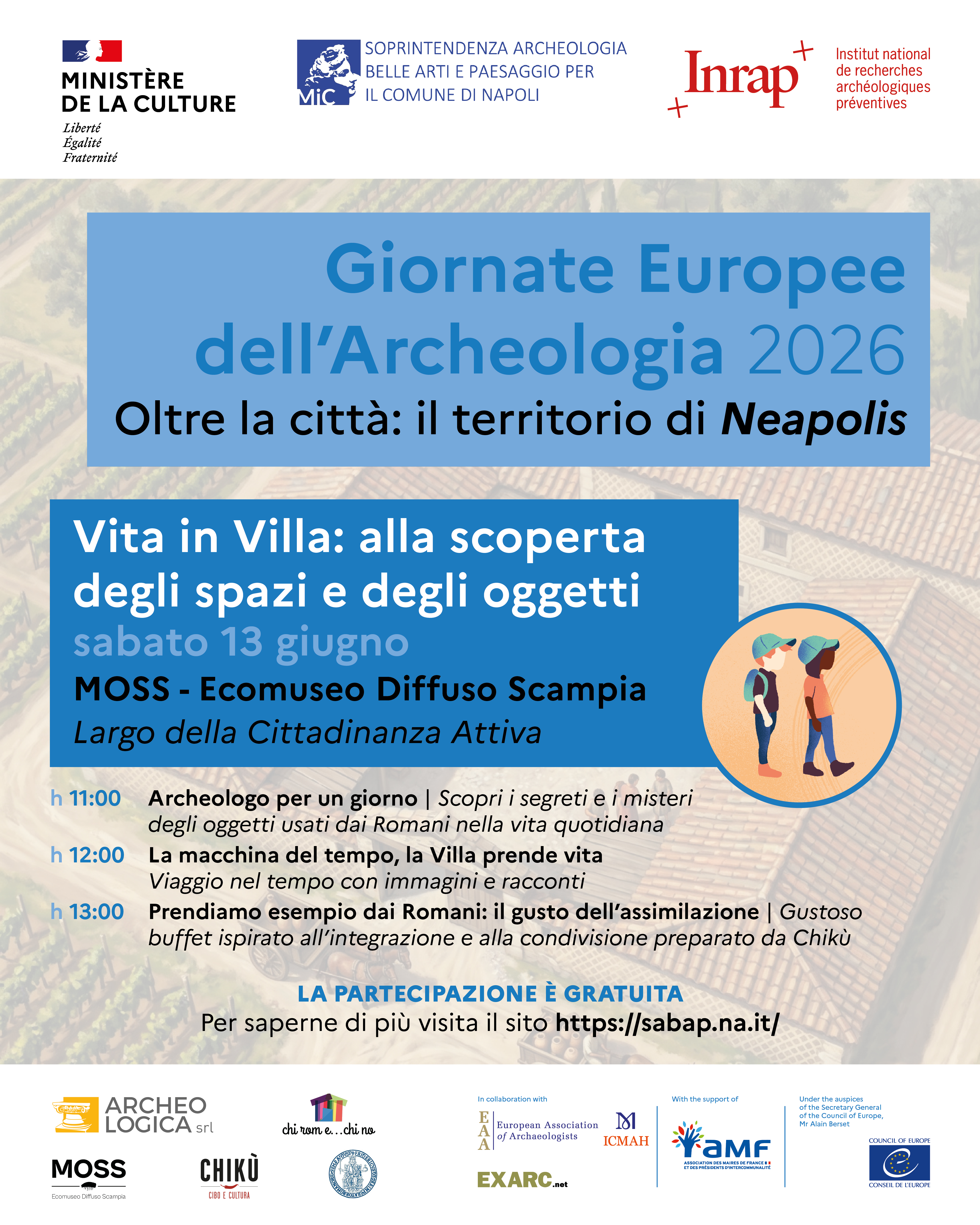 GIORNATE EUROPEE DELL'ARCHEOLOGIA 2026