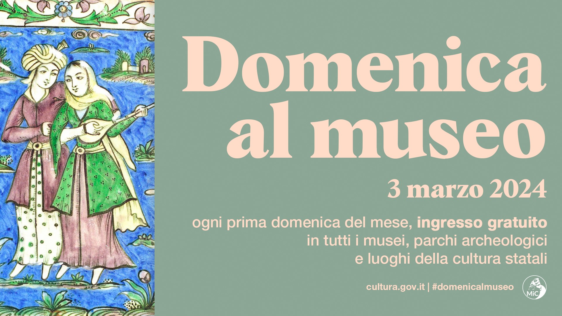 Domenica 3 marzo 2024 - Ingresso gratuito al Museo delle Civiltà #domenicalmuseo