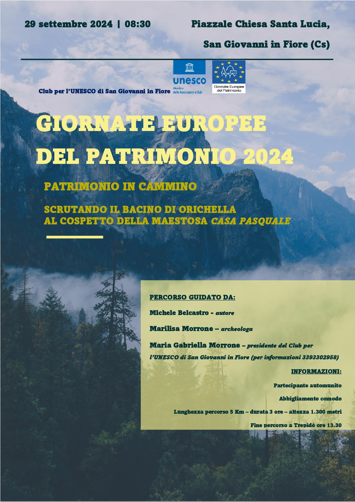 GEP 2024 - Patrimonio in cammino. Scrutando il bacino di Orichella al cospetto della maestosa Casa Pasquale