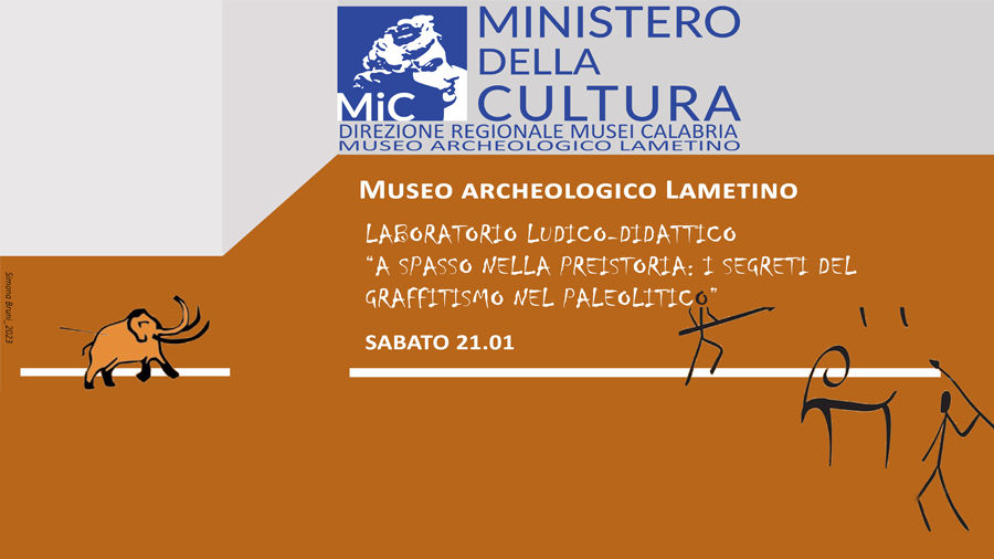 Museo archeologico lametino - Laboratorio ludico-didattico “A spasso nella Preistoria: i segreti del graffitismo nel paleolitico”