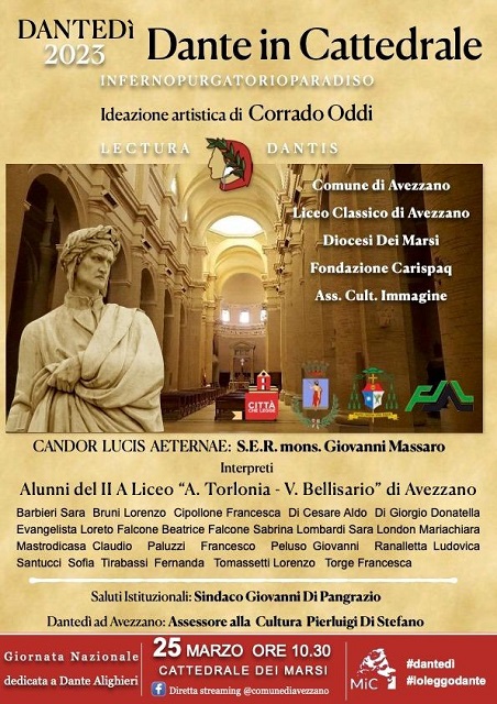 Dantedì 2023. Dante in Cattedrale