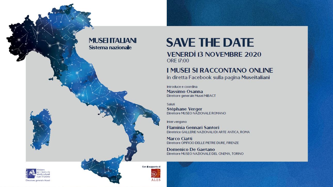 Tornano online gli incontri del ciclo Musei italiani Sistema nazionale