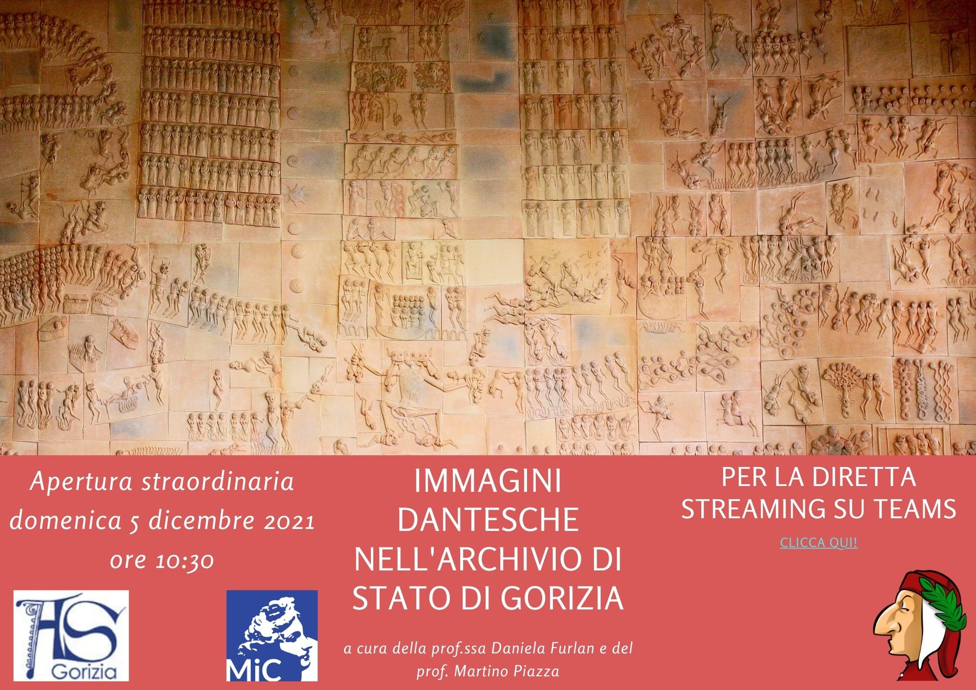 Presentazine online "Immagini dantesche nell'Archivio di Stato di Gorizia"
