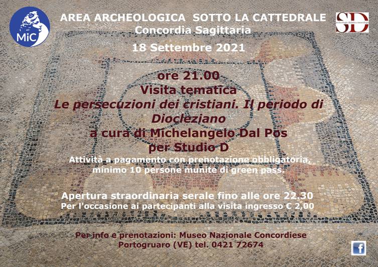 Visite guidate al Museo nazionale Concordiese e all'Area Archeologica di Concordia Sagittaria | Domenica 4 ottobre