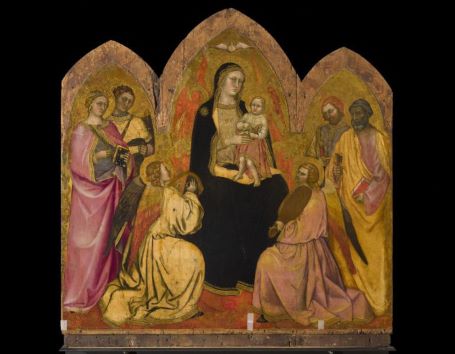 Iniziato il restauro del Trittico di Borgo di Taddeo di Bartolo.