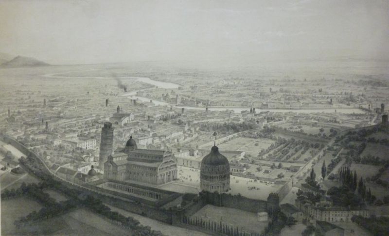 "Pisa com'era". Per la prima volta sul profilo Facebook del Museo nazionale di Palazzo Reale di Pisa le stampe della collezione grafica, custodita nei depositi e mai esposta al pubblico.