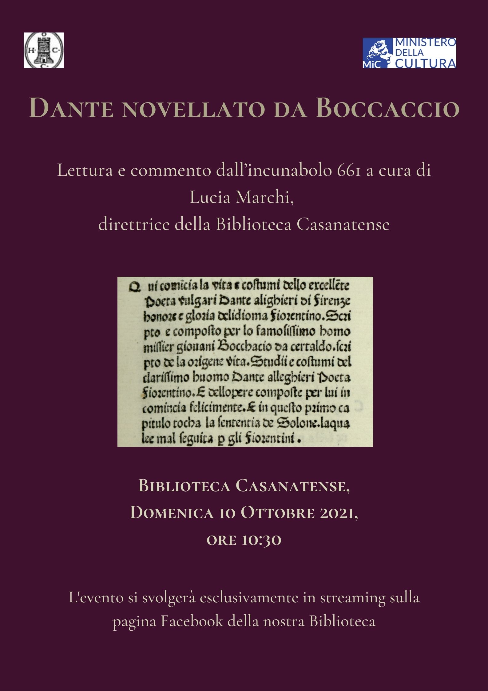 Dante novellato da Boccaccio