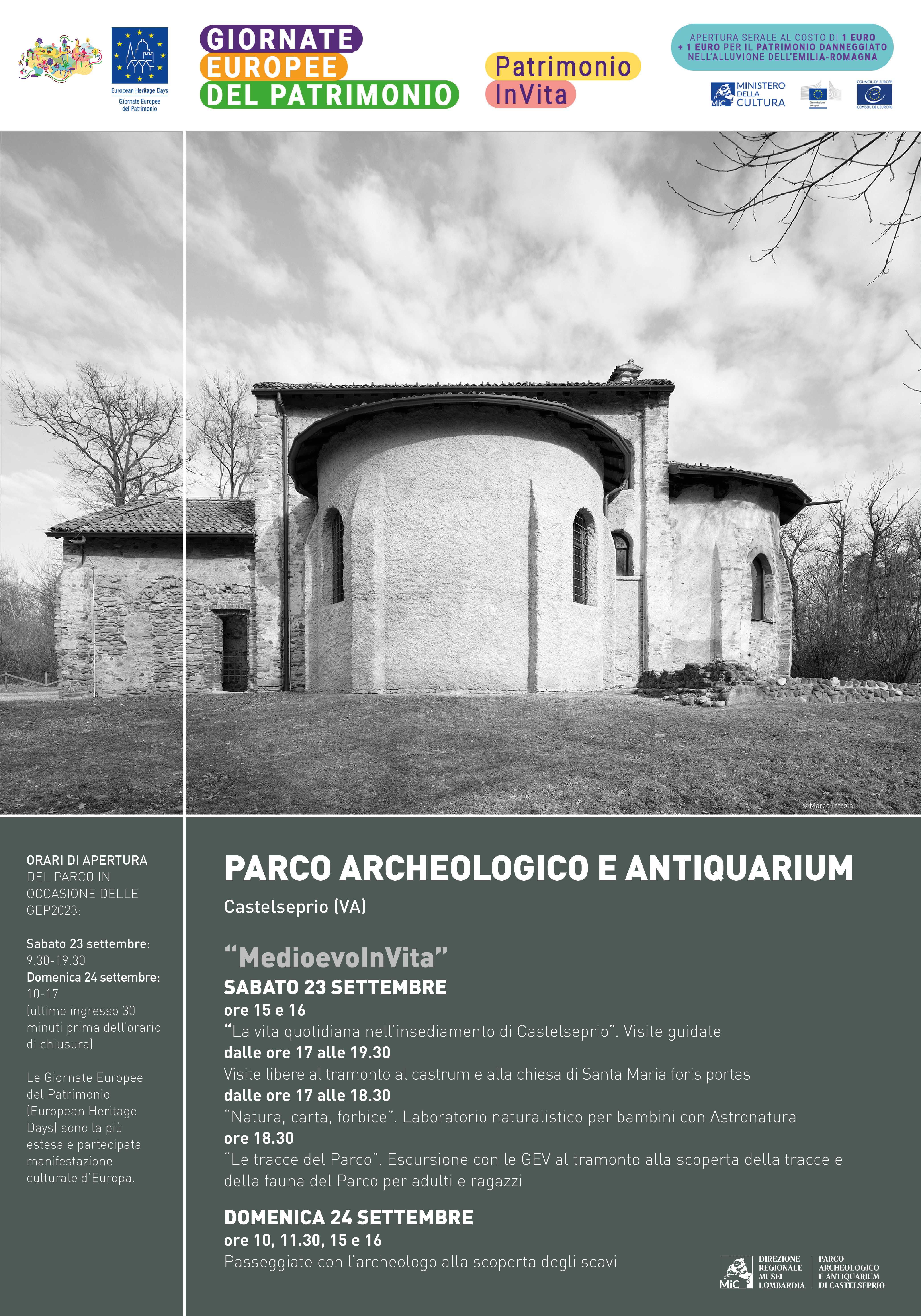 MedioevoInVita. GEP 2023 al Parco archeologico di Castelseprio