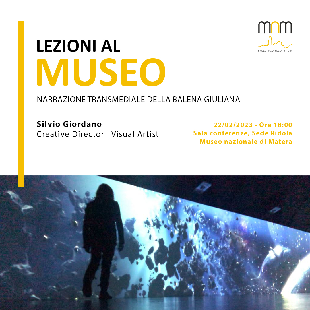 Lezioni al Museo – “Narrazione transmediale della Balena Giuliana