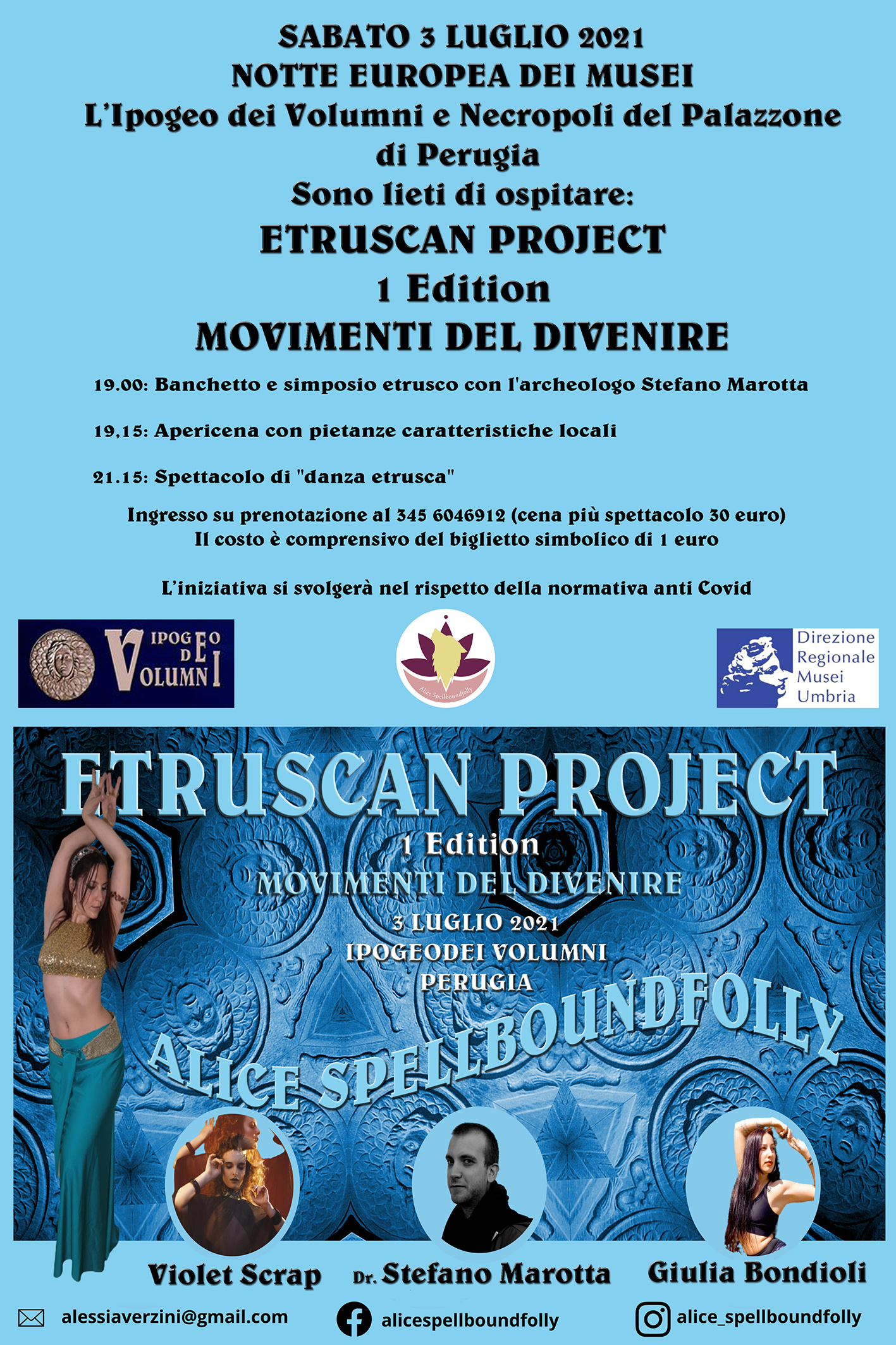 Etruscan Project 1° edition - Movimenti del divenire