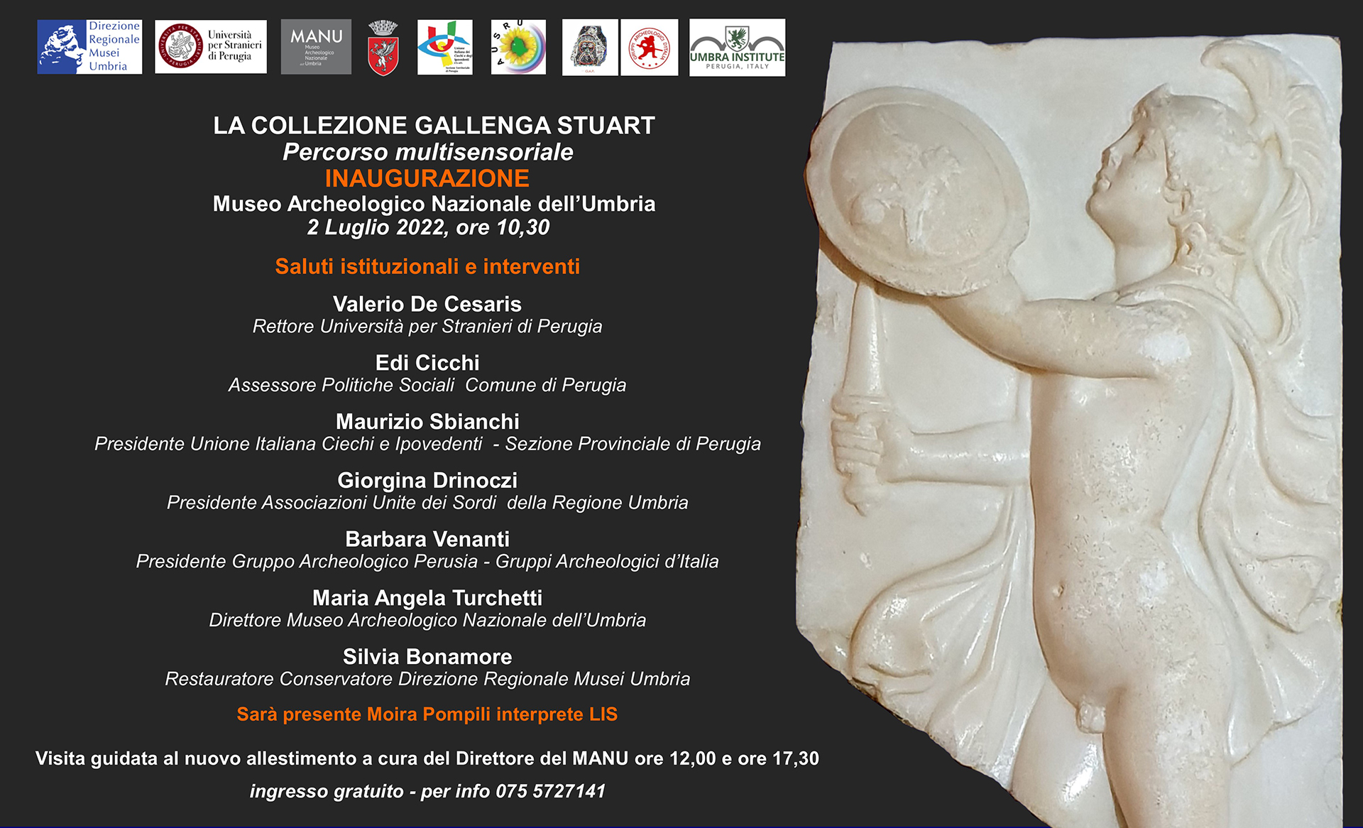 Percorso multisensoriale Collezione Gallenga Stuart