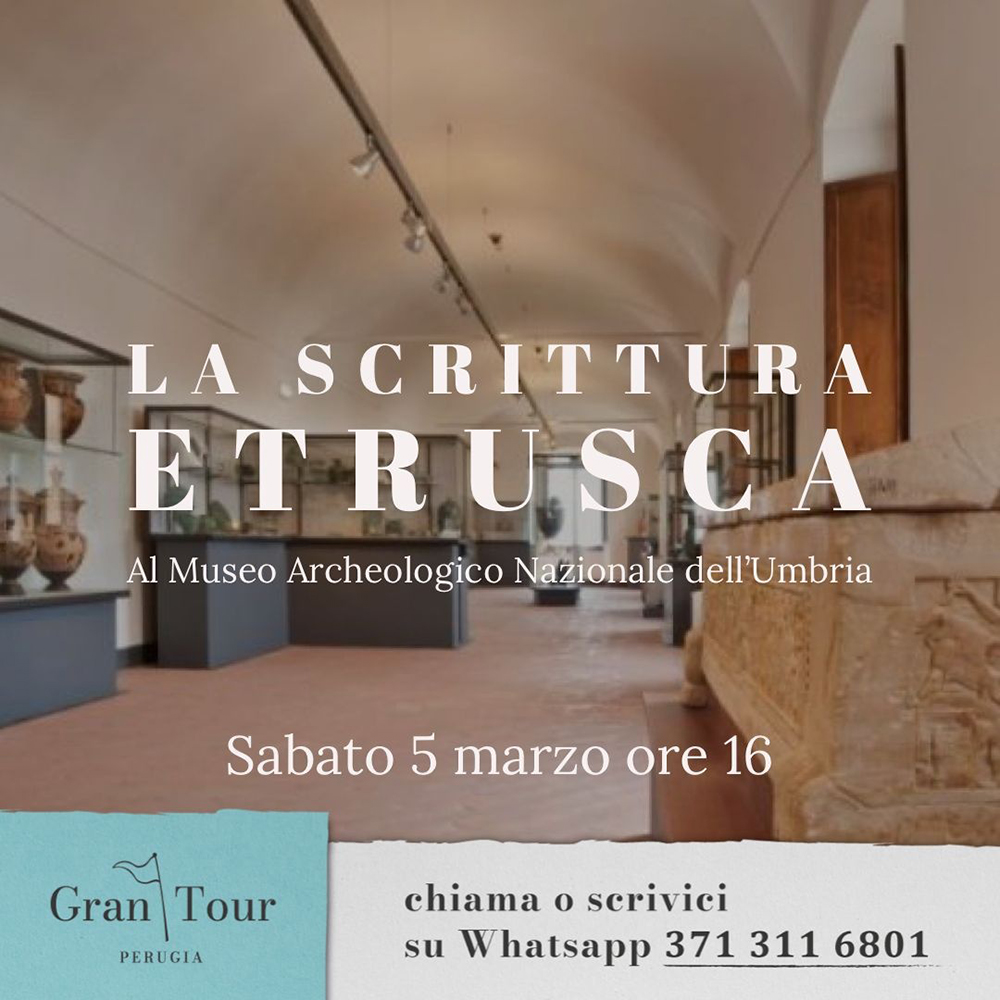 La scrittura etrusca al Museo archeologico nazionale dell'Umbria