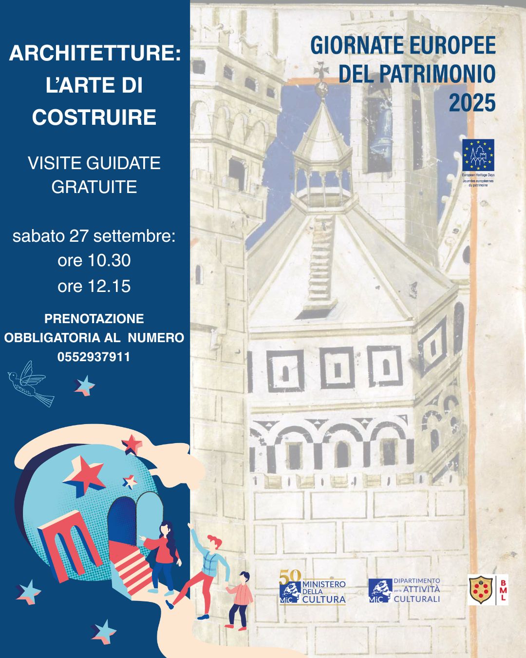 Apertura straordinaria per le Giornate Europee del Patrimonio 2025