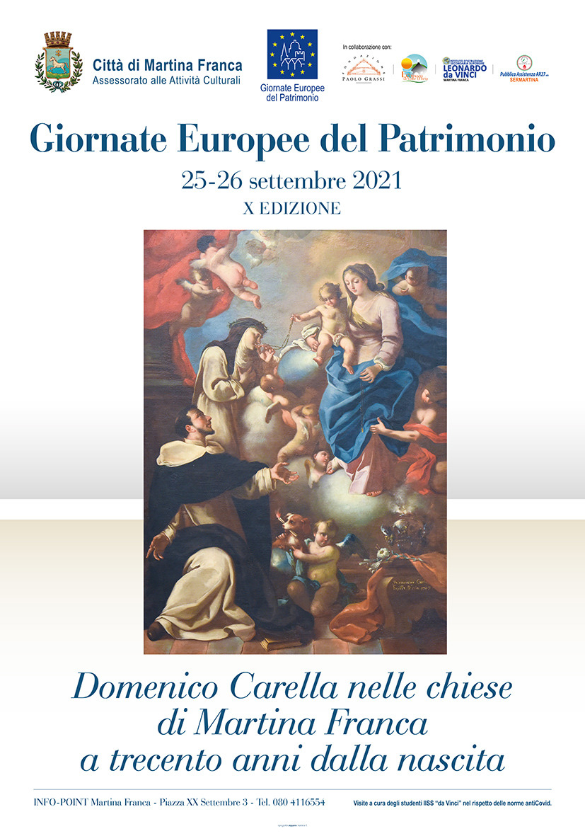 Evento diurno: visite guidate nelle chiese di Martina Franca a trecento anni dalla nascita del pittore Domenico Carella