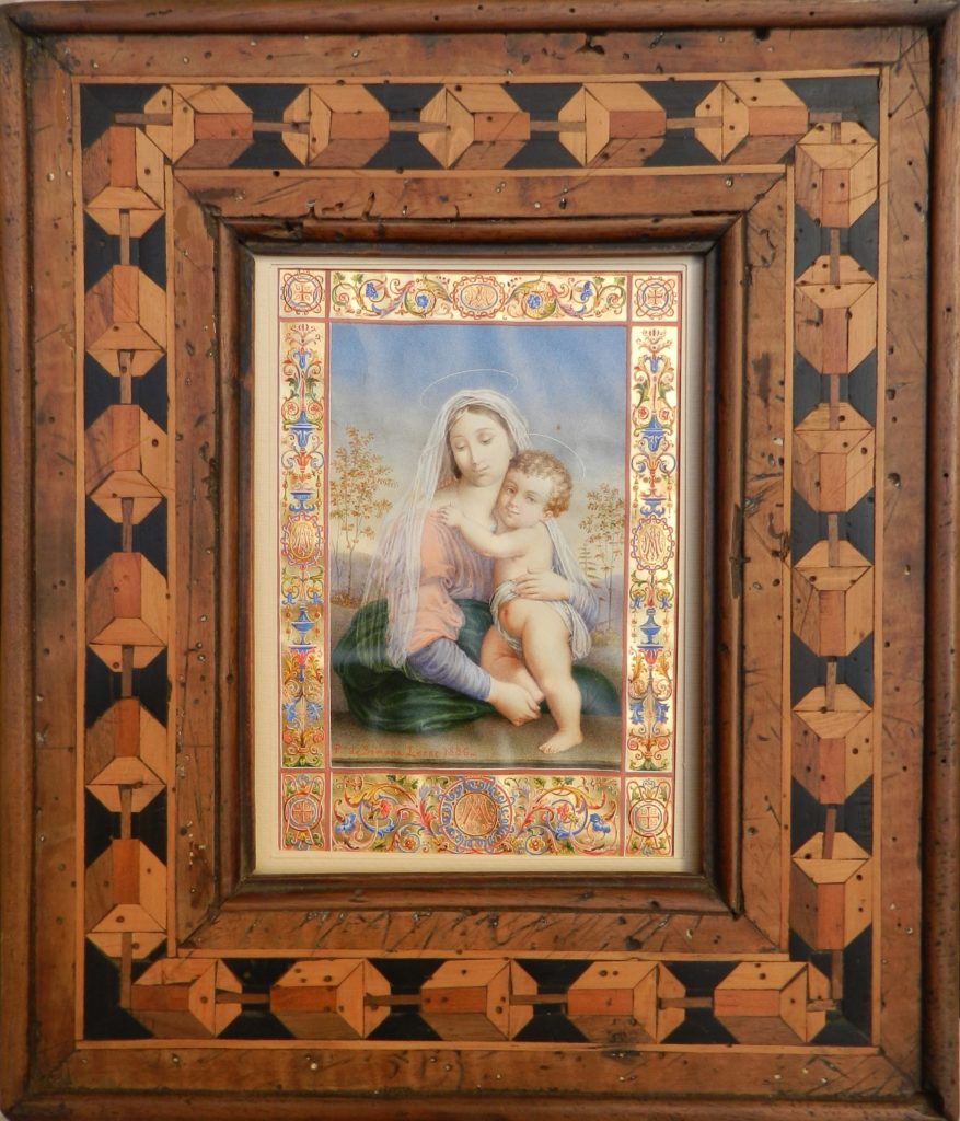 Dalla vetrina della Galleria Nazionale: "Omaggio a Raffaello: una Madonna di Pietro De Simone”