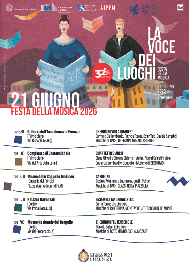 GAMB | Orsanmichele - Festa della Musica 2026: La Voce dei Luoghi